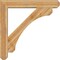Ekena Millwork Legacy Craftsman Rough Sawn Bracket w/ Offset Brace, Western Red Cedar, 8"W x 48"D x 48"H BKT0806X48X48LEC04RWR - alternate 2